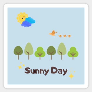 Sunny day Sticker